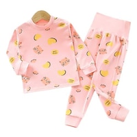 Baby Boy's Cartoon Printed Top and Pant Set, JZ0945780, Pink, Pack of 2