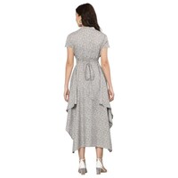 DEGE Women's Floral Printed Dress, 21764838, Grey