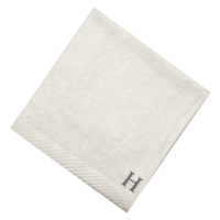 Picture of BYFT "H" Embroidered Cotton Monogrammed Face Towel, 600 GSM, 33x33cm - Set of 6