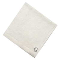 Picture of BYFT "G" Embroidered Cotton Monogrammed Face Towel, 600 GSM, 33x33cm - Set of 6