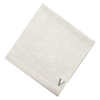 Picture of BYFT "V" Embroidered Cotton Monogrammed Face Towel, 600 GSM, 33x33cm - Set of 6