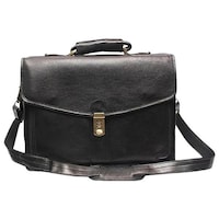 Picture of C Comfort Men's Solid Shoulder Bag, EL24, 40x16x33 cm, Black