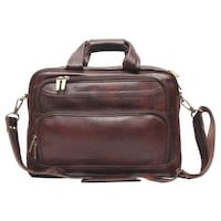 Picture of C Comfort Men's Solid Shoulder Bag, EL03, 40.64x12.7x30.48 cm, Brown