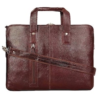 C Comfort Men's Solid Laptop Messenger Bag, EL633, 14 inch
