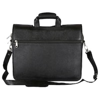 C Comfort Men's Solid Messenger Laptop Bag, EL528, 15 inch