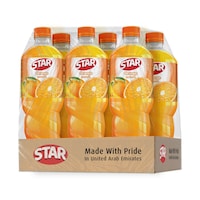 Star Orange Fruit Drink, 1L - Pack of 6