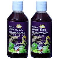 Mysore Kaveri Herbal Brungamalaka Hair Oil, 250 ml, Pack of 2