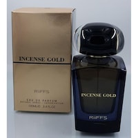 Riffs Parfums Incense Gold Unisex Eau de Parfum, 100ml - Pack of 96