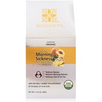 Secrets of Tea Morning  Sickness Peach and Ginger Flavour Tea, 40g