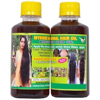 Picture of Mysore Kaveri Herbal Bhrungamalaka Hair Oil, 250 ml, Pack of 2