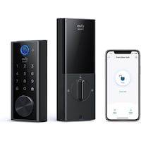 Picture of Anker Eufy Touch & Wi-Fi Smart Door Lock, Black, T8520111