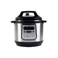 Midea Electric Pressure Cooker with Led Display, MY-CS8001WP, 8L, Black