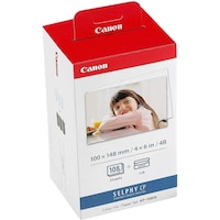 Canon Ink and 108 Paper Sheet Set, KP-108In - Multicolor