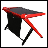Picture of DXRacer Gaming Desk, GD-1000-NR-1, Black & Red