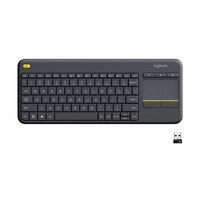 Picture of Logitech K400 Plus Wireless Keyboard with Touchpad for Laptop & Tablet, Black
