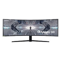 Samsung Odyssey G9 Curved Gaming Monitor, 49inch, Black White