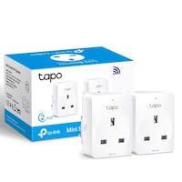 TP-Link Tapo Smart Plug with Wi-Fi Outlet, P100, White - Pack of 2
