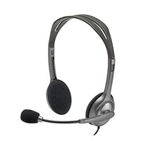 Picture of Logitech H111 Wired Stereo Headset, Grey