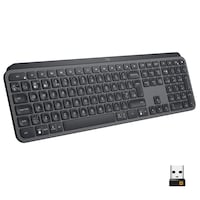 Picture of Logitech MX Keys Advanced Illuminated Wireless Keyboard, Graphite Black