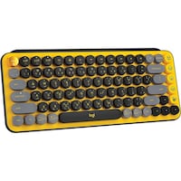 Picture of Logitech Wireless Arabic Layout Customizable Emoji Keyboard, Blast Yellow
