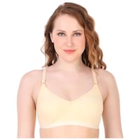 Picture of Fanzoh Women's Full Coverage Single Layered Bra, FPL0946167, Beige
