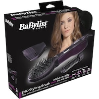 BaByliss Adjustable 2Speed Pro Styling Brush, AS115SDE, 1000W, Purple