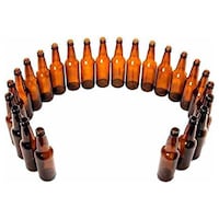 Picture of Monster Brew Home Brewing Supp Amber Beer Bottles, 24 Pack, 12 Oz