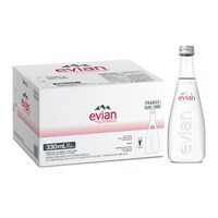Picture of Evian Natural Mineral Glass Water, 20 x 330ml Carton