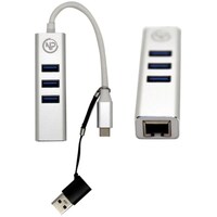 Picture of NPO TypeC to 3xUSB3.1 Multiplexer and Gigabit Ethernet Adapter, TC202 - Carton of 100