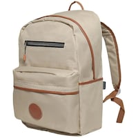 NPO Enjoy Unisex Notebook & Daily Backpack, 16inch, Cream - Carton of 24