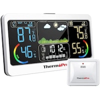 ThermoPro Wifi Indoor-Outdoor Digital Temperature Meter, TP68C, 7inch - Carton of 20