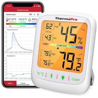 Picture of ThermoPro Intelligent Indoor Temperature and Humidity Thermometer, TP359 - Carton of 56