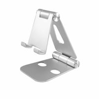 Picture of NPO Aluminum Adjustable Tablet and Phone Holder Stand, Silver Grey - Carton of 50