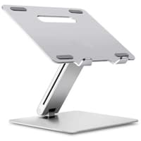 NPO Adjustable Angle Macbook Special Desktop Stand, 11-17inch, Silver Grey - Carton of 8