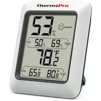 Picture of ThermoPro Thermometer Indoor Digital Temperature and Humidity Meter, TP50 - Carton of 136