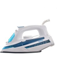Picture of Daewoo Steam Iron with Ceramic Soleplate, DSI2028W, 2400W, White & Blue