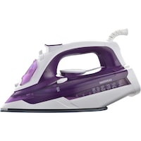 Picture of Daewoo Steam Iron with Ceramic Soleplate, DSI2028P, 2400W, Purple & White