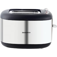 Picture of Daewoo 2 Slice Stainless Steel Bread Toaster, DST8810, 800W, Silver & Black
