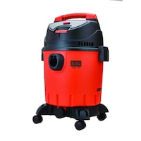 Black & Decker Wet & Dry Tank Drum Vacuum Cleaner, Orange & Black