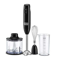 Picture of Black & Decker 3-In-1 Hand Blender With Chopper, Black, 600W