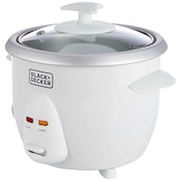 Picture of Black & Decker Rice Cooker, 0.6Ltr, White, Rc650-B5