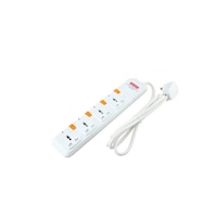 Picture of Suntech 4-In-1 Extension Socket with 2 Meter Cable, White