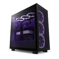 Picture of NZXT H7 V1 Flow ATX Mid Tower RGB Gaming Case, Black