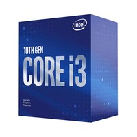 Intel Core I3-10100F Processor, Black