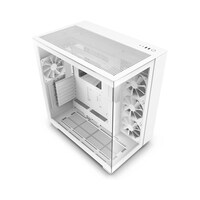 Picture of NZXT H9 Flow Dual-Chamber Mid-Tower ATX Gaming Case, White