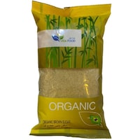 Vida Food Organic Brown Sugar, 1kg, Carton of 12