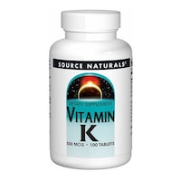 Picture of Source Naturals Vitamin K, 500mcg, 100 Tablets
