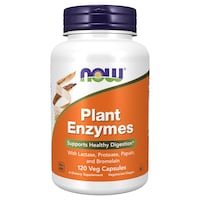 Picture of Now Plant Enzymes Capsules, 120 Capsules