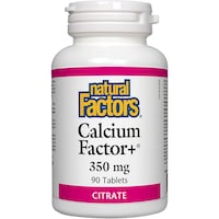 Picture of Natural Factors Calcium Factor Tablets, 350 mg, 60 Tablets