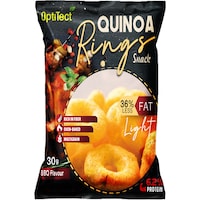 Picture of Optitect Quinoa Rings Barbecue Flavor Snack, 30g